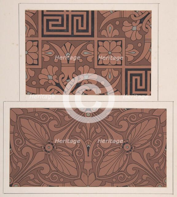 Design drawing, ca. 1883, based on earlier design. Creator: Christopher Dresser.