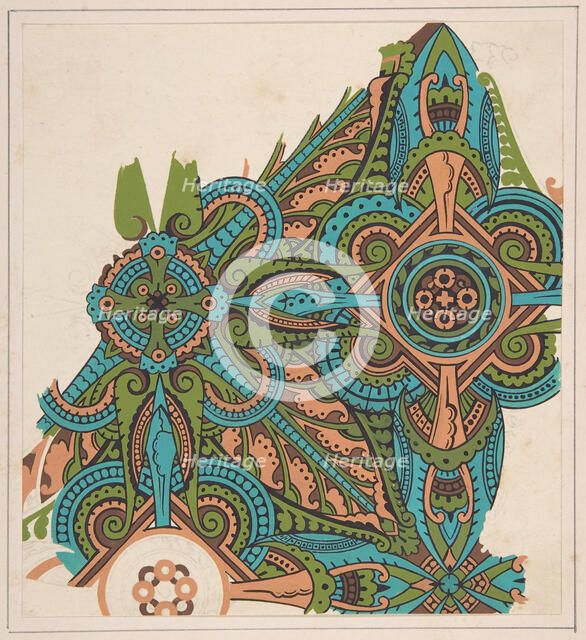 Design drawing, ca. 1883, based on earlier design. Creator: Christopher Dresser.