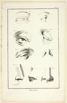 Design: Facial Anatomy from Encyclopédie, 1762/77. Creator: Benoit-Louis Prevost