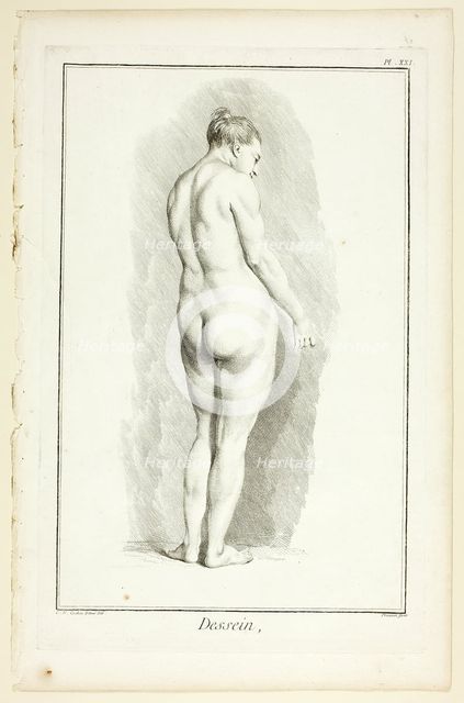 Design: Figure from Encyclopédie, 1762/77. Creator: Benoit-Louis Prevost.