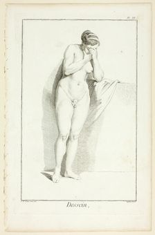 Design: Figure from Encyclopédie, 1762/77. Creator: A. J. Defehrt