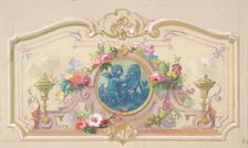 Design fo the Allegory of the Arts, second half 19th century. Creators: Jules-Edmond-Charles Lachaise, Eugène-Pierre Gourdet
