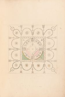 Design for the Ceiling of a Bedchamber at Goodwood House, Sussex, ca. 1800. Creator: James Wyatt
