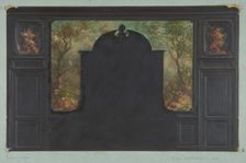 Design for the decoration of the dining room, 20 rue Matignon, second half 19th century. Creators: Jules-Edmond-Charles Lachaise, Eugène-Pierre Gourdet