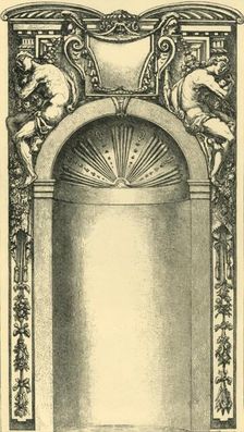 Design for the decoration of a niche, late 16th century, (1881). Creator: Unknown