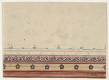 Design for the decoration of a ceiling, second half 19th century. Creators: Jules-Edmond-Charles Lachaise, Eugène-Pierre Gourdet