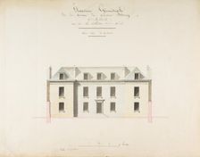 Design for the Exterior Façade of the Country House of Monsieur Blaney, Belleville, 18th century. Creator: Anon