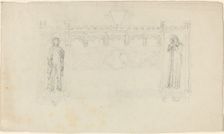 Design for the Simcoe Monument, Exeter Cathedral, c. 1814. Creator: John Flaxman