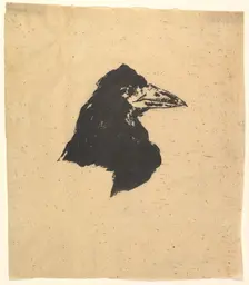 Design for the poster and cover for The Raven by Edgar Allan Poe, 1875. Creator: Edouard Manet
