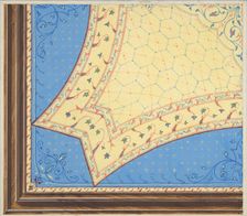 Design for the painted decoration of a ceiling, second half 19th century. Creators: Jules-Edmond-Charles Lachaise, Eugène-Pierre Gourdet