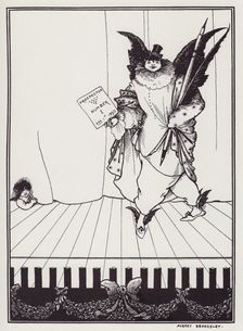 Design for the Prospectus of the Savoy, II, 1895. Creator: Aubrey Beardsley