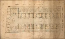 Design for the redevelopment of the Burlington House site, Piccadilly, Westminster, London..., c1811 Creator: Samuel Ware
