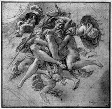 Design for the Ulysses Gallery, Fontainebleau, c1540s, (1926). Artist: Francesco Primaticcio