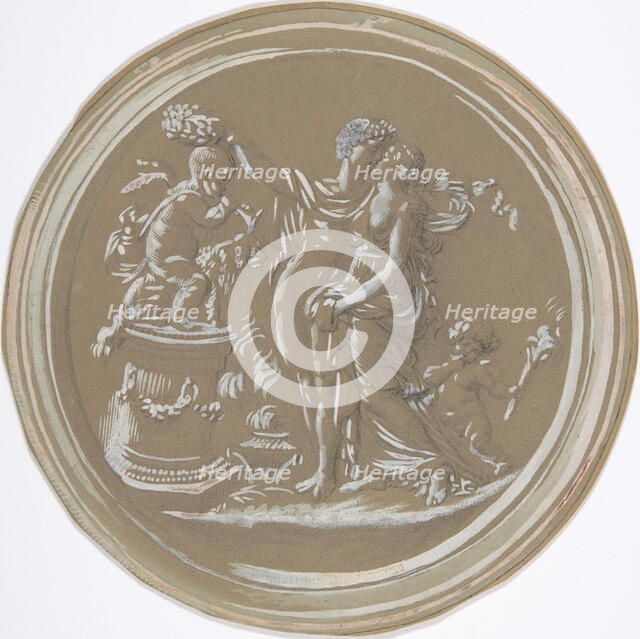 Design for Tomb Monument, 18th century. Creator: Anon.