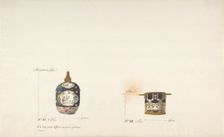 Design for Two Vases, ca. 1770-85. Creator: Anon
