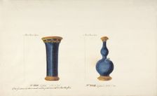 Design for Two Vases, ca. 1770-85. Creator: Anon