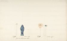 Design for Two Vases, ca. 1770-85. Creator: Anon
