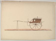 Design for Village Cart, 1850-74. Creator: Unknown