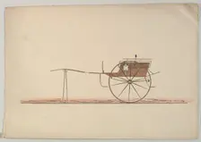 Design for Village Cart, 1850-74. Creator: Unknown