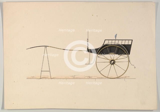 Design for Village Cart, 1850-74. Creator: Unknown.