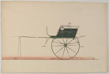 Design for Whitechapel Cart, 1850-74. Creator: Unknown