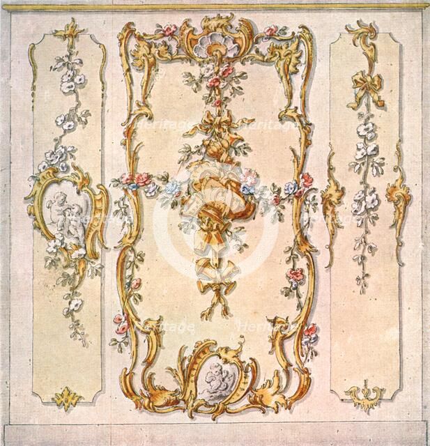 Design for a mural decoration, Germany, (1928). Creator: Unknown.