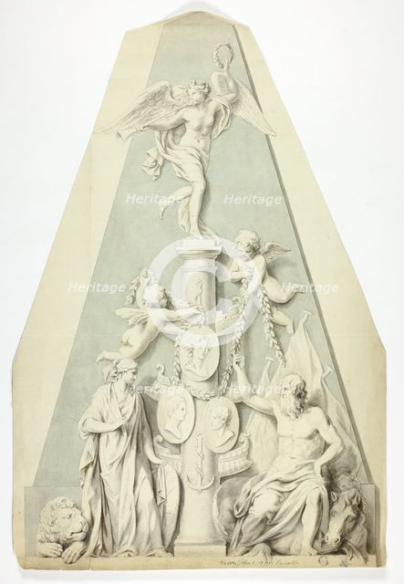 Design for a Monument to Sailors, n.d. Creator: John Bacon II.