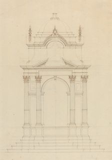 Design for a Baldaquin. Creator: Unknown