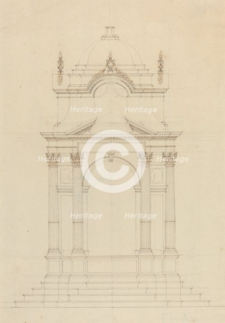 Design for a Baldaquin. Creator: Unknown.