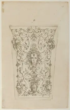 Design for a Beaker, 1581. Creator: Bernhard Zan