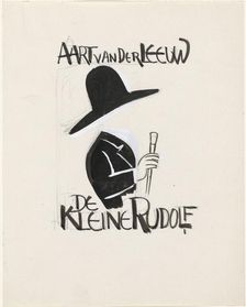 Design for a book cover for: Aart van der Leeuw, De kleine Rudolf, 1930, 1928-1930. Creator: Leo Gestel