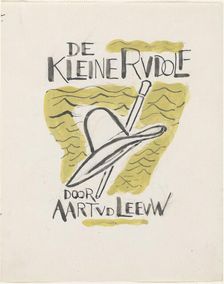 Design for a book cover for: Aart van der Leeuw, De kleine Rudolf, 1930, 1928-1930. Creator: Leo Gestel