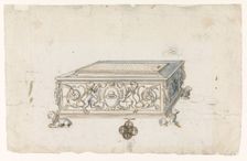 Design for a box, c.1550-c.1600. Creator: Anon
