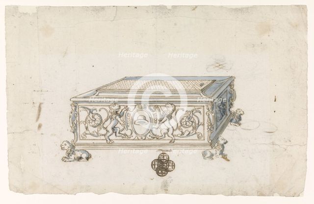 Design for a box, c.1550-c.1600. Creator: Anon.