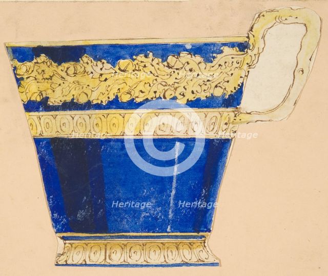 Design for a cup, 19th century. Creator: Anon.