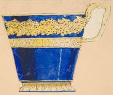 Design for a cup, 19th century. Creator: Anon