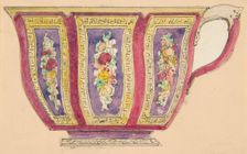 Design for a cup, 19th century. Creator: Anon