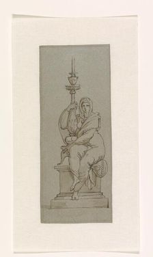 Design for a candlestick, c.1795. Creator: Giuseppe Cades