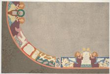 Design for a carpet or ceiling painting, c.1938. Creator: Leo Gestel