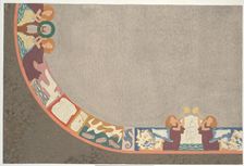 Design for a carpet or ceiling painting, c.1938. Creator: Leo Gestel