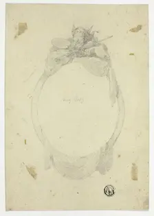 Design for a Cartouche, c. 1820. Creator: Unknown