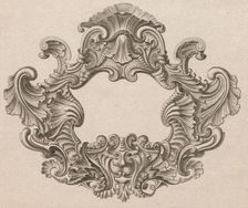 Design for a Cartouche, Plate 2 from Neü inventierte sehr dienstiche Schil..., Printed ca. 1750-56. Creator: Jeremias Wachsmuth