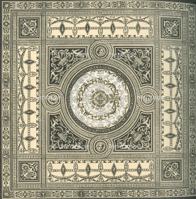 'Design for a ceiling', c1860s, (1881).  Creator: Unknown.