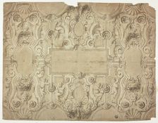 Design for a Ceiling Decoration, 17th century. Creator: Unknown