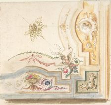 Design for a Ceiling Decoration, 1800-1900. Creator: Anon