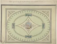 Design for a Ceiling for the First Drawing Room at Culzean Castle, Ayrshire, 1779-82. Creator: Robert Adam