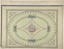 Design for a Ceiling for the First Drawing Room at Culzean Castle, Ayrshire, 1779-82. Creator: Robert Adam