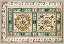 Design for a ceiling in a living-room, Italy, (1928). Creator: Unknown