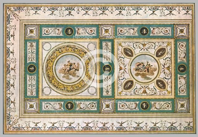 Design for a ceiling in a living-room, Italy, (1928). Creator: Unknown.