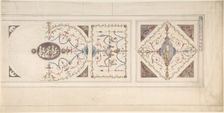 Design for a Ceiling in the Manner of Pergolesi, late 18th century. Creator: Anon